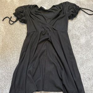 See You Monday Black Dress